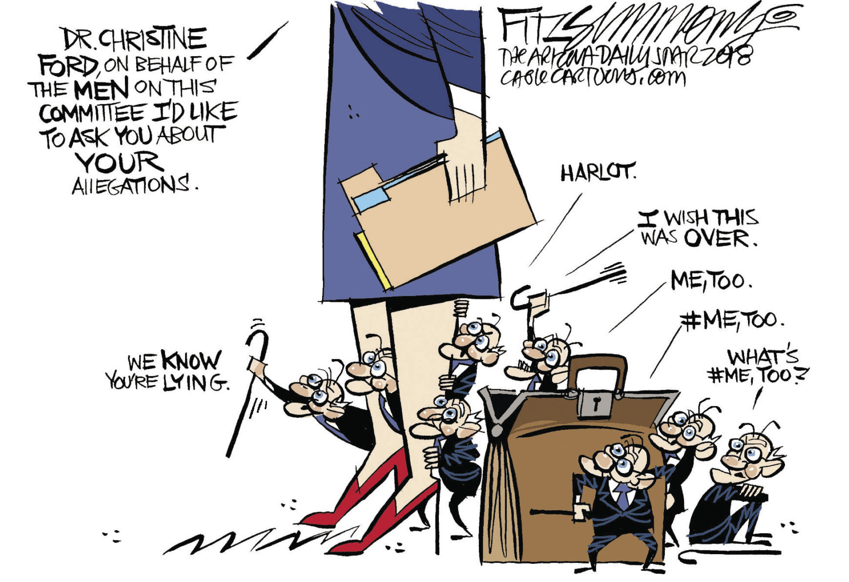 Kavanaugh confirmation cartoon